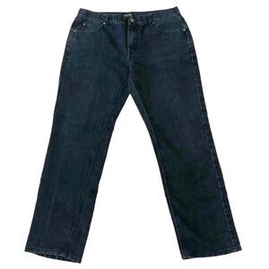 Michael Michael Kors Straight Leg Dark Wash Womens Denim Jeans Size 36/32